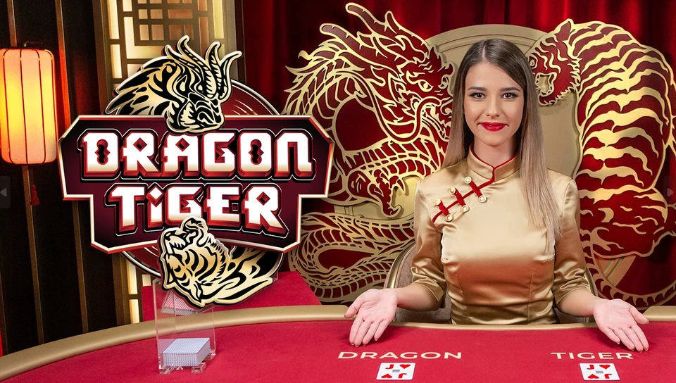 Giao diện livestream dealer khi chơi Rồng Hổ tại RR88